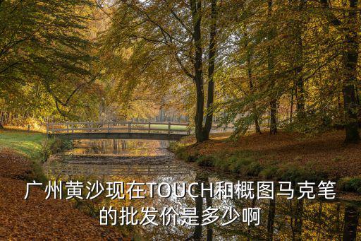 廣州黃沙現在TOUCH和概圖馬克筆的批發價是多少啊