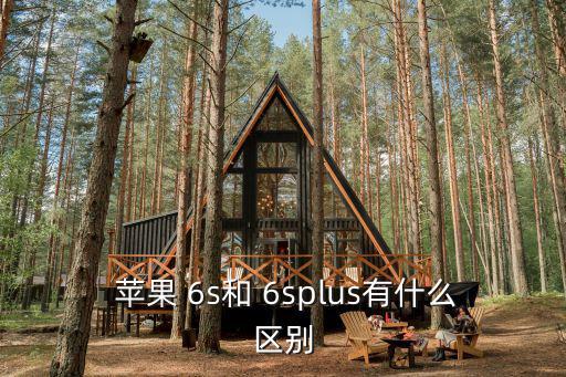  蘋果 6s和 6splus有什么區別