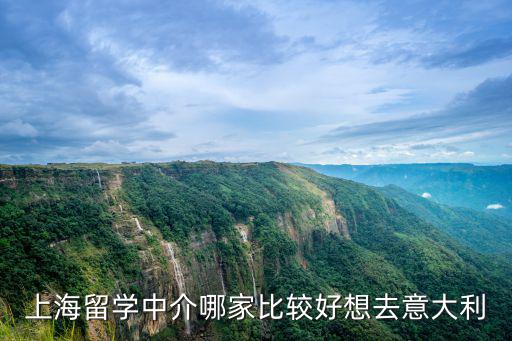 上海留學中介哪家比較好想去意大利