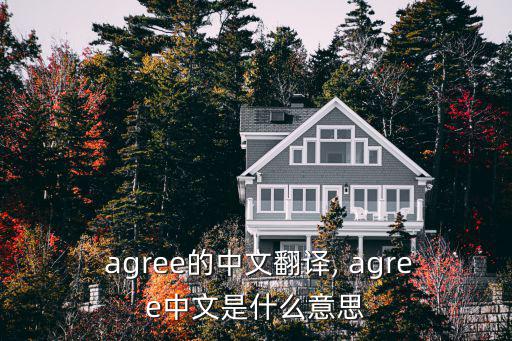  agree的中文翻譯, agree中文是什么意思