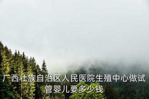 南寧生殖醫(yī)院做試管大概要多少錢，南寧市醫(yī)科大做試管嬰兒請問大概多少錢