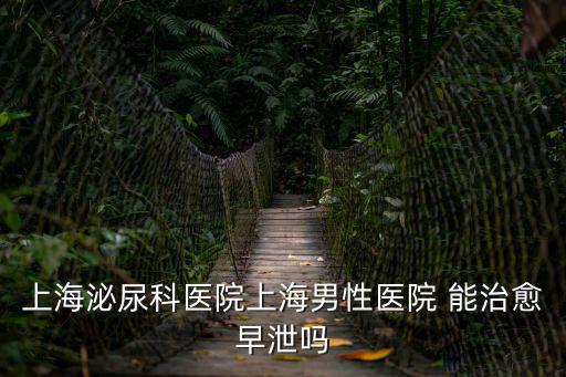 上海泌尿科醫(yī)院上海男性醫(yī)院 能治愈早泄嗎