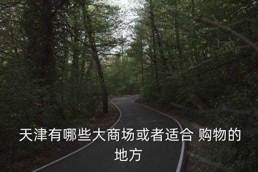 天津購物網,天津鬧市區商業活動在和平區等地方