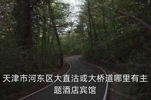 天津市河東區大直沽或大橋道哪里有主題酒店賓館