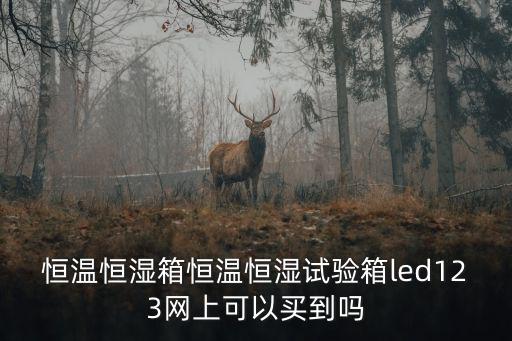 恒溫恒濕箱恒溫恒濕試驗箱led123網上可以買到嗎