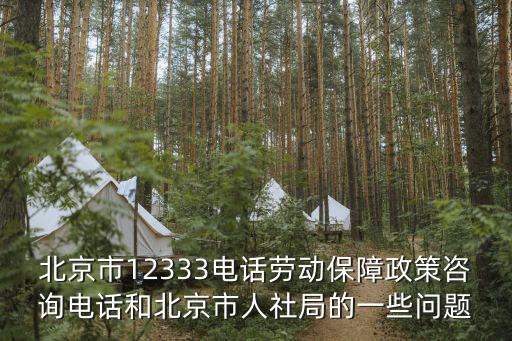北京勞動咨詢免費(fèi)熱線，北京勞動監(jiān)察局電話多少