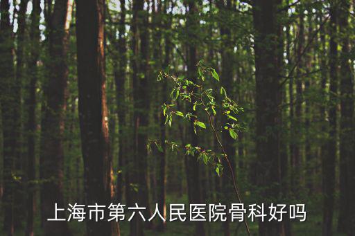上海市第六人民醫(yī)院骨科好嗎