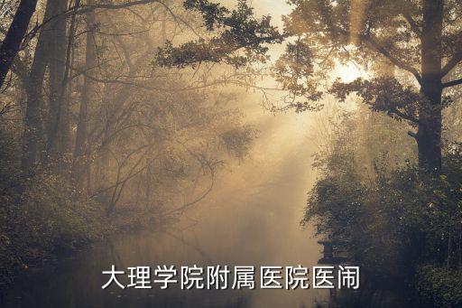 大理學(xué)院附屬醫(yī)院醫(yī)鬧