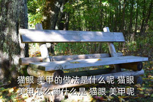  貓眼 美甲的做法是什么呢 貓眼 美甲怎么卸什么是 貓眼 美甲呢