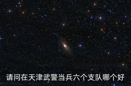 請問在天津武警當兵六個支隊哪個好