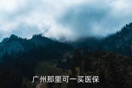 廣州哪里購買醫保，廣州那里可一買醫保