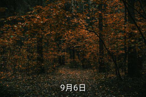 9月6日