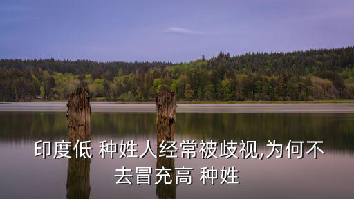 印度低種姓,印度四大種姓區分高低