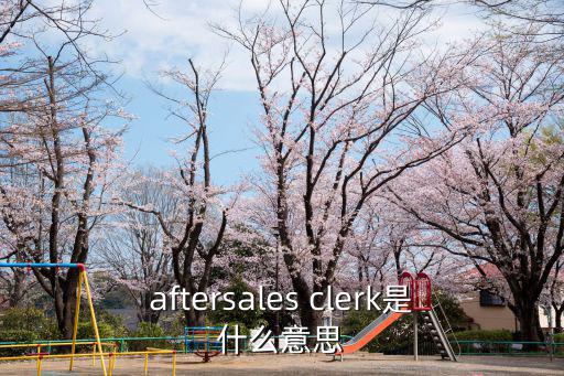 aftersales clerk是什么意思