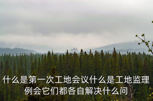 工地例會，求工地例會的定義