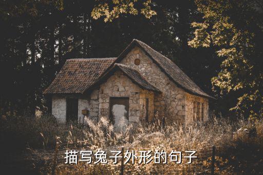 兔子的外貌描寫，描寫兔子外形的句子