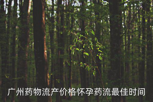 廣州藥物流產價格懷孕藥流最佳時間