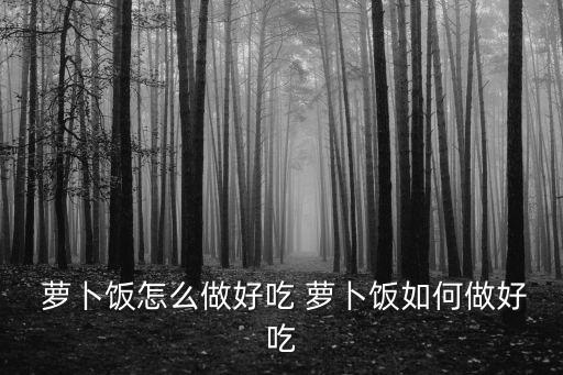 蘿卜飯,蘿卜肉丁一起來看看這里!
