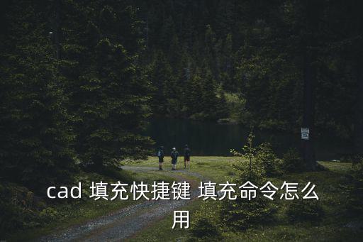  cad 填充快捷鍵 填充命令怎么用