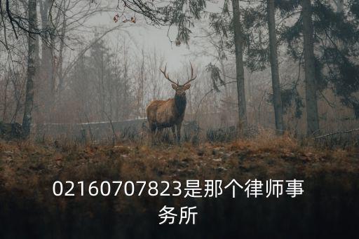 02160707823是那個律師事務所