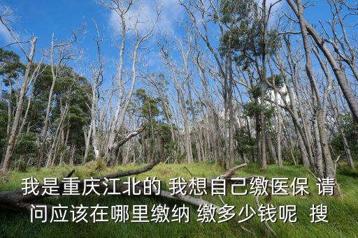 我是重慶江北的 我想自己繳醫(yī)保 請問應(yīng)該在哪里繳納 繳多少錢呢  搜