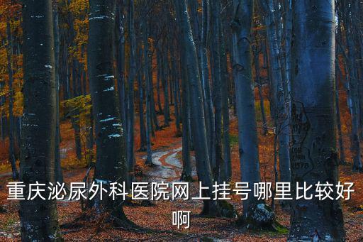 重慶泌尿外科醫院網上掛號哪里比較好啊