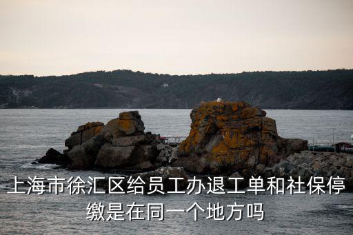 上海市徐匯區給員工辦退工單和社保停繳是在同一個地方嗎