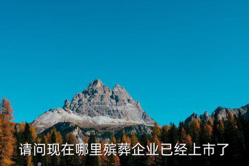 請問現(xiàn)在哪里殯葬企業(yè)已經(jīng)上市了
