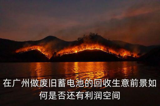 在廣州做廢舊蓄電池的回收生意前景如何是否還有利潤空間
