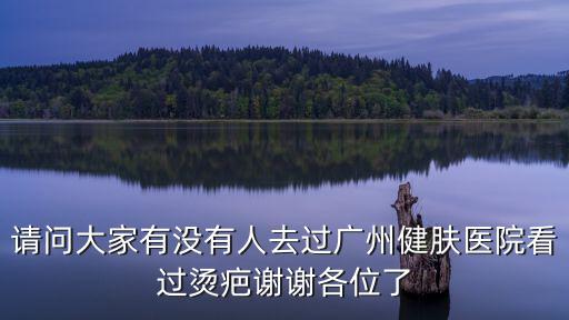 疤痕消除就擇廣州健膚挺好，請問大家有沒有人去過廣州健膚醫(yī)院看過燙疤謝謝各位了
