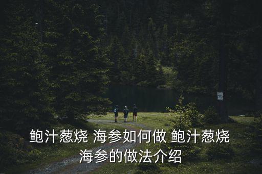 鮑汁海參,秘制海參湯底秘制秘訣!
