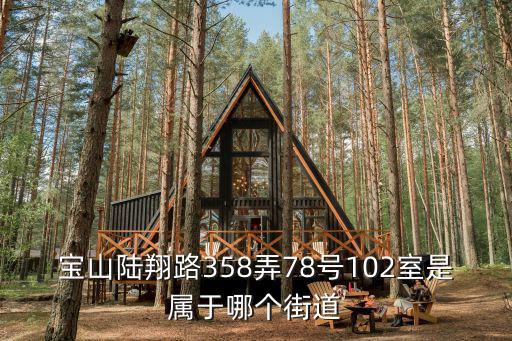 寶山陸翔路358弄78號102室是屬于哪個街道
