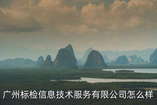 廣州標檢信息技術服務有限公司怎么樣
