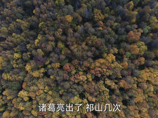 諸葛亮七出祁山,猜一個數(shù)字!蜀漢軍隊出兵祁山