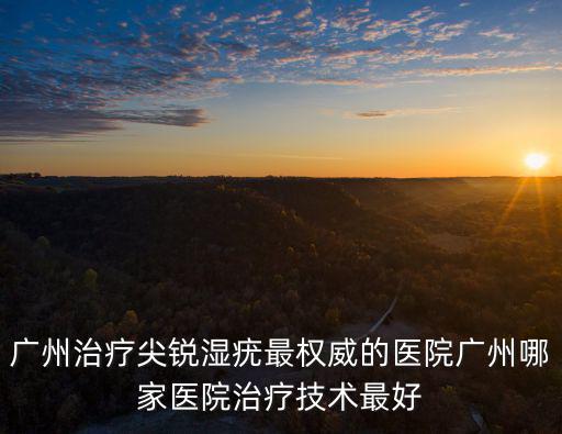 廣州治療尖銳濕疣最權威的醫(yī)院廣州哪家醫(yī)院治療技術最好