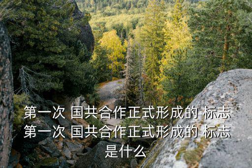  第一次 國共合作正式形成的 標志 第一次 國共合作正式形成的 標志是什么