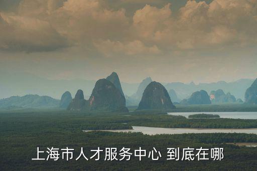 上海市人才服務(wù)中心 到底在哪