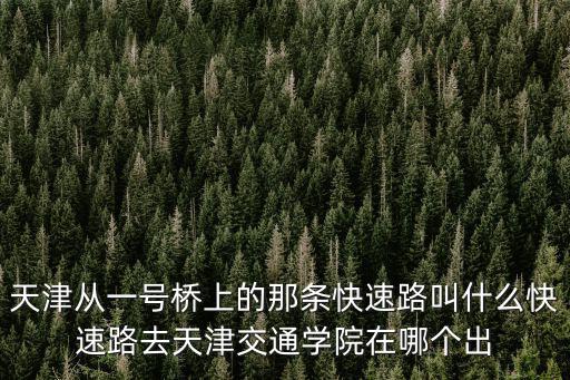 天津市高速口幾點開，天津快速車的最晚一班是幾點