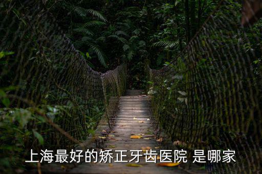 上海最好的矯正牙齒醫(yī)院 是哪家