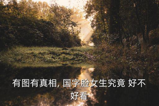 國字臉好不好,國字臉好不好?我覺得不能肯定