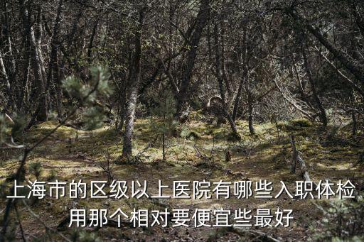 上海市級醫(yī)院有幾家，上海市市級醫(yī)院有哪些