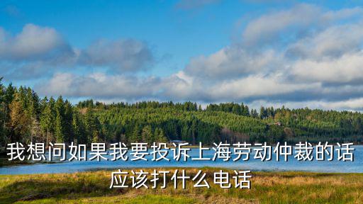 上海勞動法律師咨詢電話，上海勞動局電話