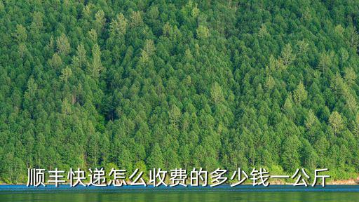 順豐快遞怎么收費的多少錢一公斤