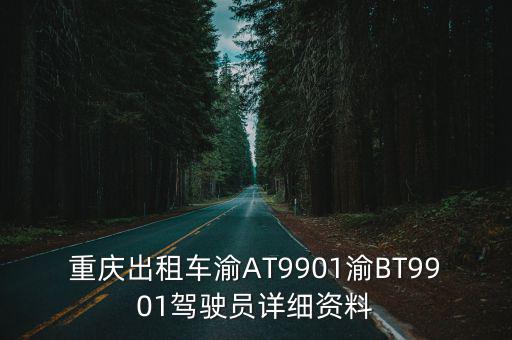 重慶出租車渝AT9901渝BT9901駕駛員詳細(xì)資料