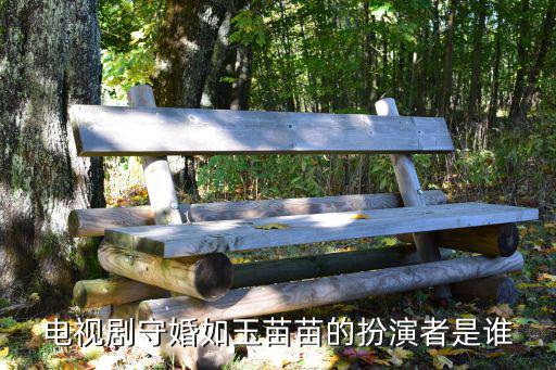 電視劇守婚如玉苗苗的扮演者是誰