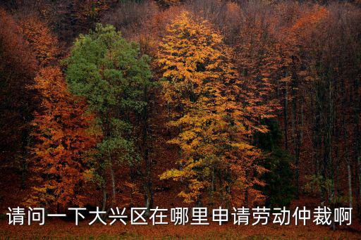 大興區(qū)勞動仲裁電話是多少，大興區(qū)勞動保障監(jiān)察部門電話是多少