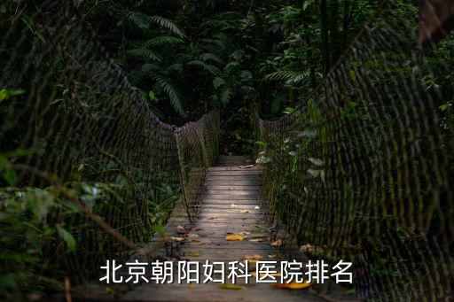 北京朝陽婦科醫院排名
