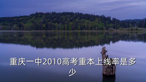 重慶一中2010高考重本上線率是多少