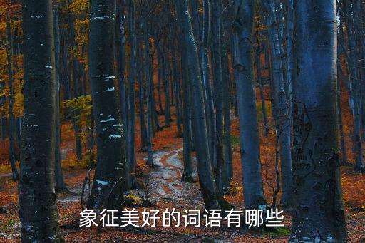 象征美好的詞語有哪些