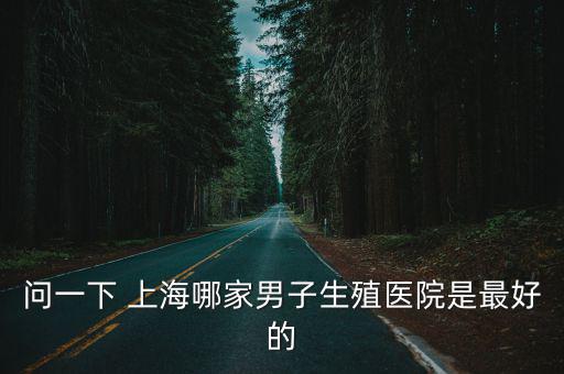 問一下 上海哪家男子生殖醫(yī)院是最好的